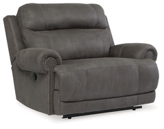 This zero wall recliner lives up to its nameâ€”if weâ€™re talking minimizing space requirements and sparing that -"puffy-" look you might expect from a recliner. When it comes to contemporary style, it doesn-'t hold back. Subtle touches such as sporty jum