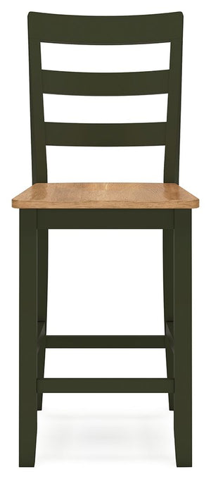 Gesthaven - Natural / Green - Barstool (Set of 2)