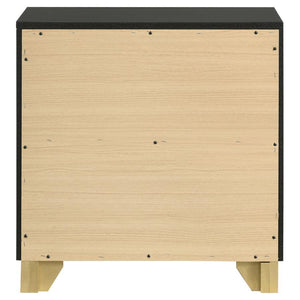 Caraway - 2-Drawer Nightstand - Black