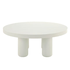 Enhance your living space with this elegant Sanat collection table set in white and brown finish. The white coffee table exudes a sleek, modern aesthetic, while the brown end table provides a cozy, natural touch. This dynamic duo offers both style and fun