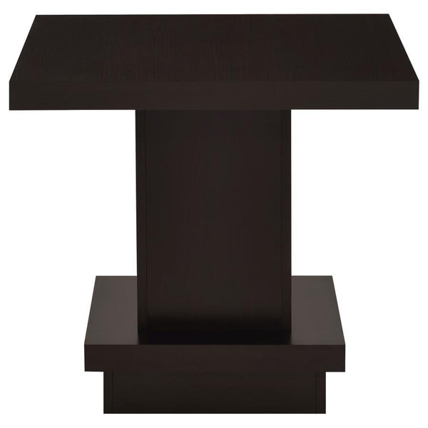  it features a sleek cappuccino finish that exudes con