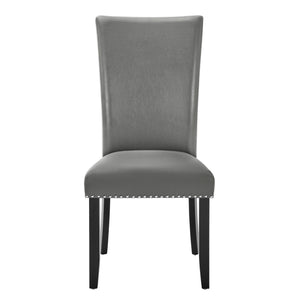  complemented by black legs and elegant silver nail head trim. Crafted from a combination of solid and m