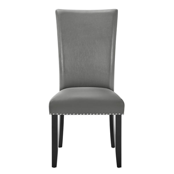  complemented by black legs and elegant silver nail head trim. Crafted from a combination of solid and m