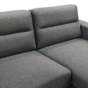 Vale - Left Arm Facing Loveseat - Gray