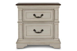  this nightstand ensures long-lasting durability. The heirloom finish