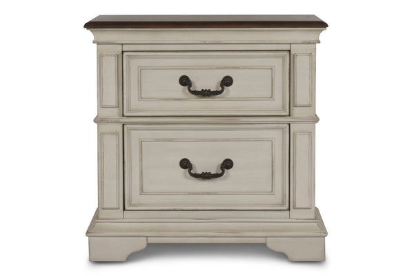  this nightstand ensures long-lasting durability. The heirloom finish