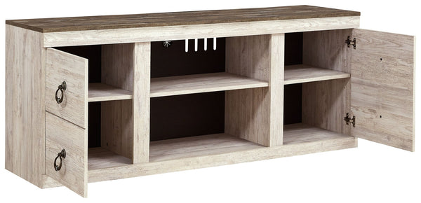 Willowton - Brown Light - TV Stand w/Fireplace Option - 60" x 14.8" x 24.33"