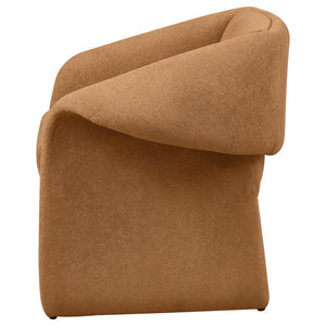 Ramsey - Upholstered Sloped Arm Accent Chair - Honey