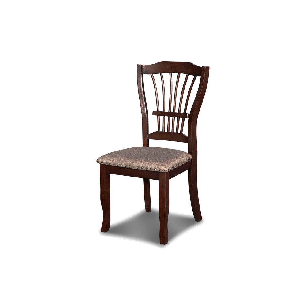 The Bixby Wood Splat Back Dining Chairs, available as a set of two, combine timeless style with lasting durability, making them a perfect addition to both formal and casual dining spaces. Expertly crafted from solid Rubberwood, these chairs are built to e