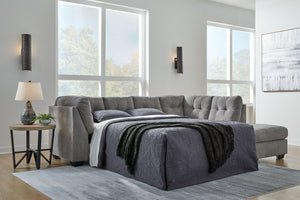 This left-arm facing full sofa sleeper is made with polyester upholstery. Pairs with other items in the series to make a sectional.<br><br><b>Additional Dimensions</b><br><ul><li>Arm height: 38-"</li><li>Seat depth: 23-"</li><li>Seat height: 20-"</li><li>