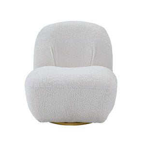 Yedaid - Accent Chair - White Teddy Sherpa