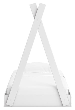 Hallityn - White - Twin Tent Complete Bed In Box