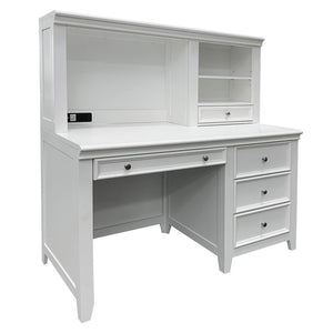 Lacey - Computer Hutch - White