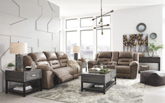 For those that love the cool look of leather but long for the warm feel of fabric, this set delivers both with ease. Its high-performance padded faux leather is remarkably durable and easy to clean, just the thing for family spaces. When itâ€™s time to re