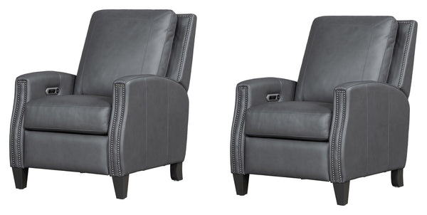 The Hunter features padded backs and sides with a heavyweight double upholstered back flap, offering a clean tailored look. Crafted with predominately high-quality North American hides, this chair ensures a luxurious feel wherever you sit and touch. In ad