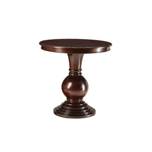 With a shapely robust turned base and traditional round top, the Alyx side table will -"wow-" your company. This table will cast an elegant feel and mix with almost any style. It is offered in white for the shabby chic enthusiast and espresso for traditio