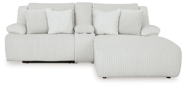 Top Tier - Alloy - 3-Piece Reclining Sectional Sofa With Raf Chaise