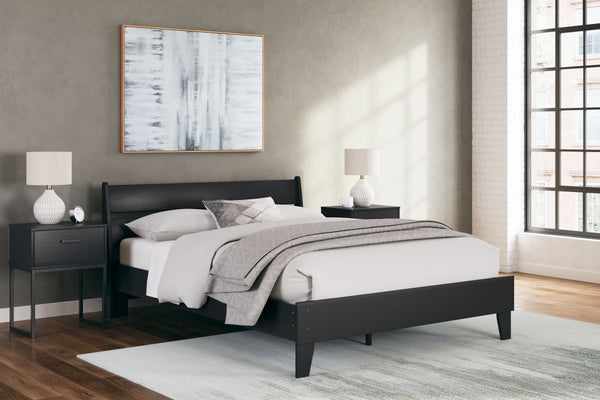  Queen Panel Platform Bed