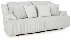 Experience unparalleled comfort with this reclining sectional loveseat. Itâ€™s a stylish and invitingly soft lookâ€”made all the more appealing by cozy corduroy cushions that feel great and add a touch of texture. The neutral hue effortlessly blends into 
