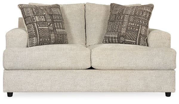  giving you elongated plushness and deep seating. And the chunky chenille fabric satisf
