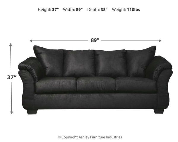 Darcy - Black - Sofa