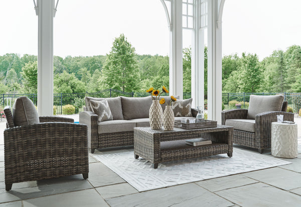  meet outdoor living. This furniture set brings superior seating areas alfresco