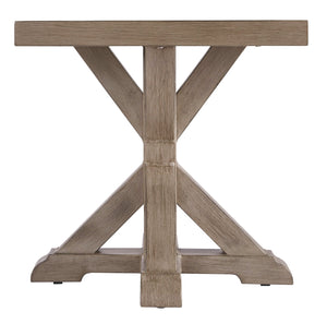  this end table elevates the art of alfresco living. Beautiful and durable enough for indoor and outdoor use