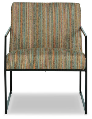 Aniak - Blue / Brown / Beige - Accent Chair