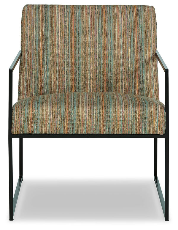 Aniak - Blue / Brown / Beige - Accent Chair