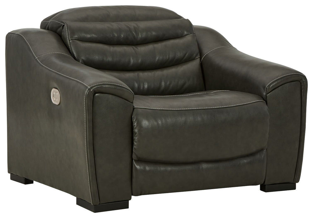 For those seeking to curate a living room retreat with superior comfort and a contemporary aesthetic, this sleekly designed power recliner will become your favorite source of at-home serenity. Rest on expertly matched leather and faux leather upholstery, 