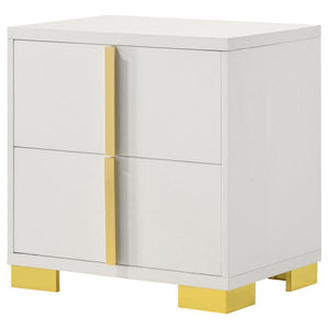 Marceline - 2-Drawer Nightstand - White