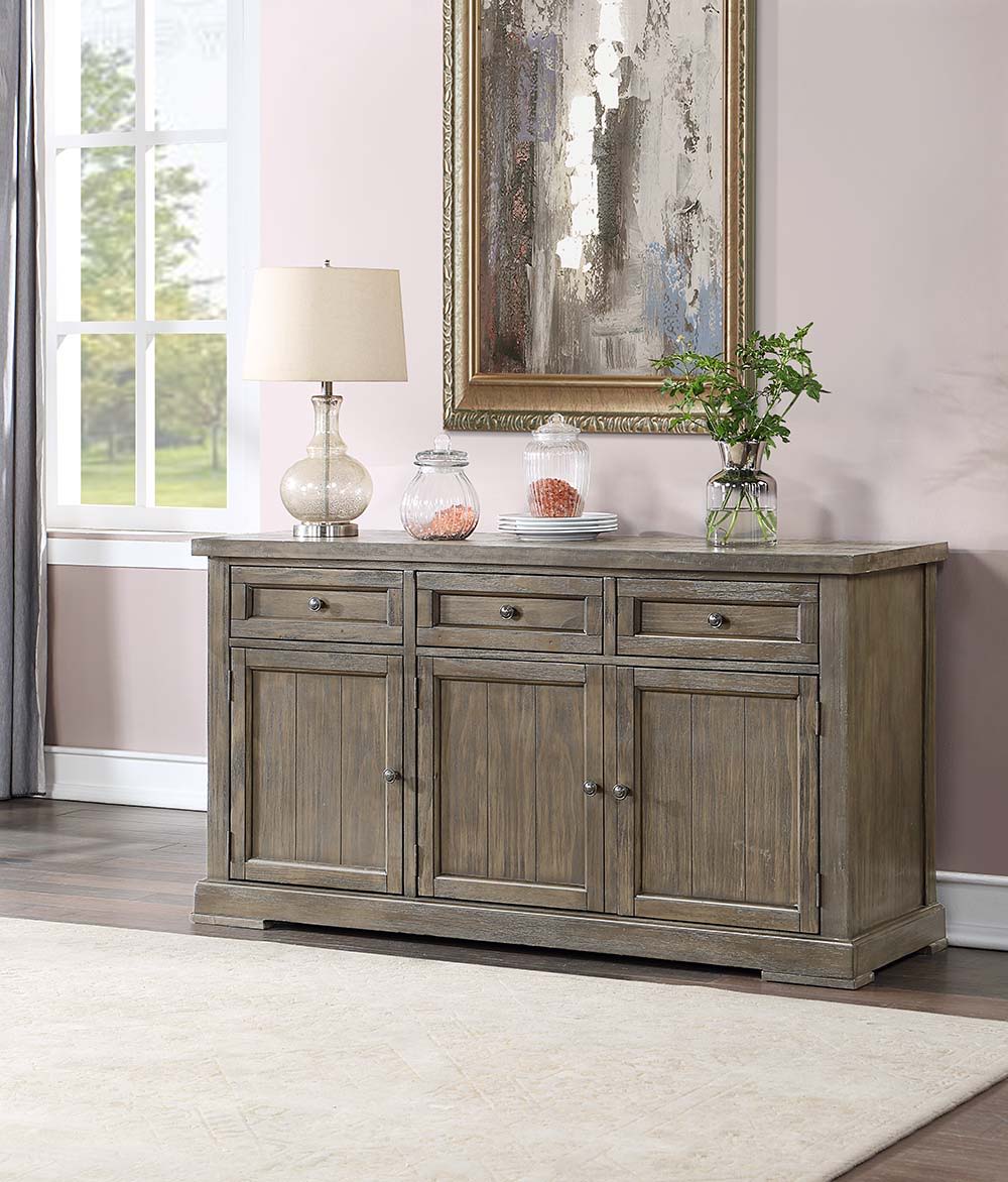 Turn your dining space into a relaxing spot that draws your family and friends together with the Landon dining table. With a well-constructed frame and trestle base, this table can make your next family dinner or brunch with close friends into an extra sp