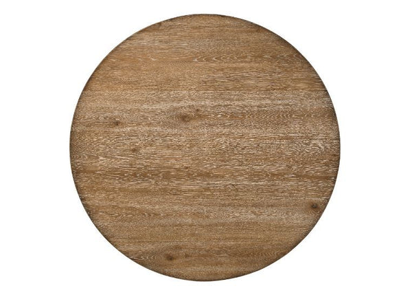  the Yotam dining collection is one to be desired. Ideal for a smaller dining room or as a breakfast table. Its round tabletop perched atop a pedestal base. The salvaged oak finish adds the right amount of weathering that adds charm and
