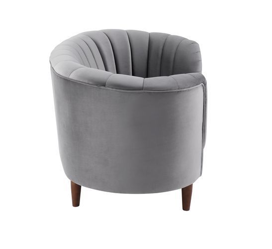 Millephri - Loveseat - Gray Velvet