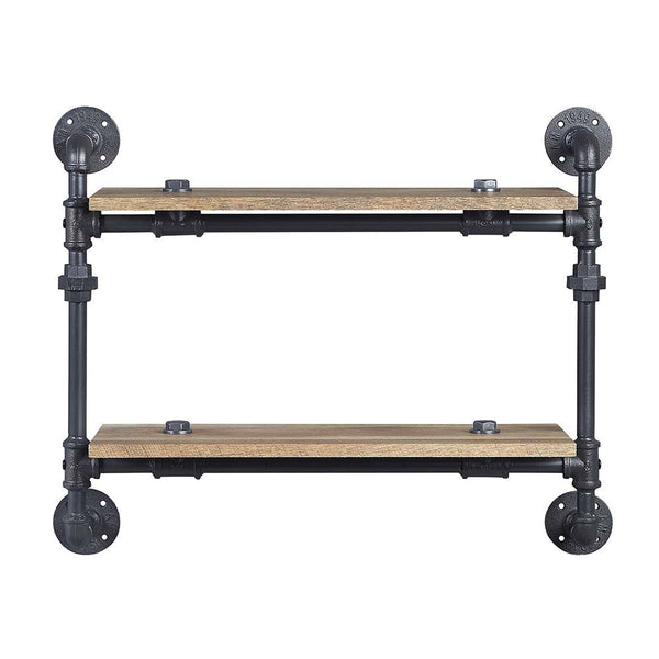 Brantley - Wall Shelf - Oak & Sandy Black Finish - 24"