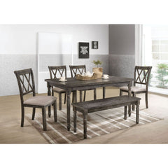 The Claudia II Dining Table will anchor any dining area in effortless style. This rectangular wood table features a sturdy wood top and wood legs and is perfect for weekday meals and family gatherings alike. The versatile table is designed to suit any spa