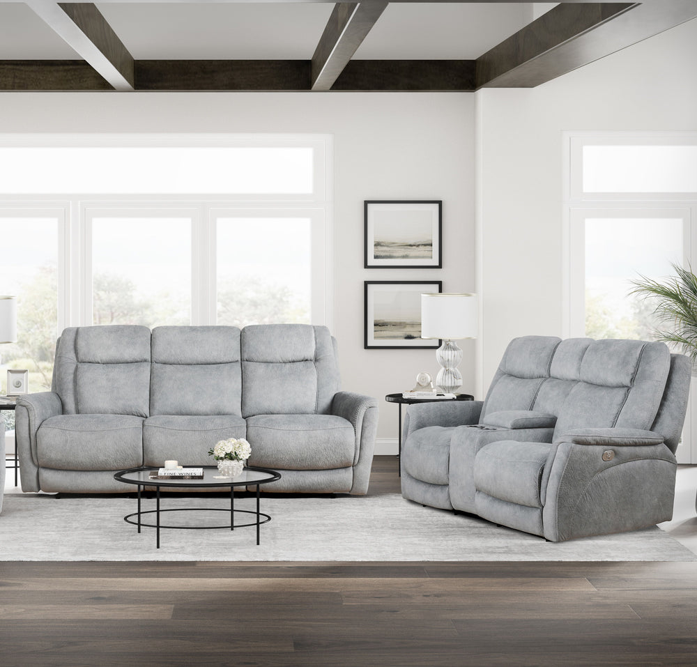 Comfort meets innovation in this inspired Power Reclining Collection. The perfect choice for creating a relaxing environment, this stylish collection features smooth motorized reclining motion and adjustable headrest at just the touch of a button. The zer