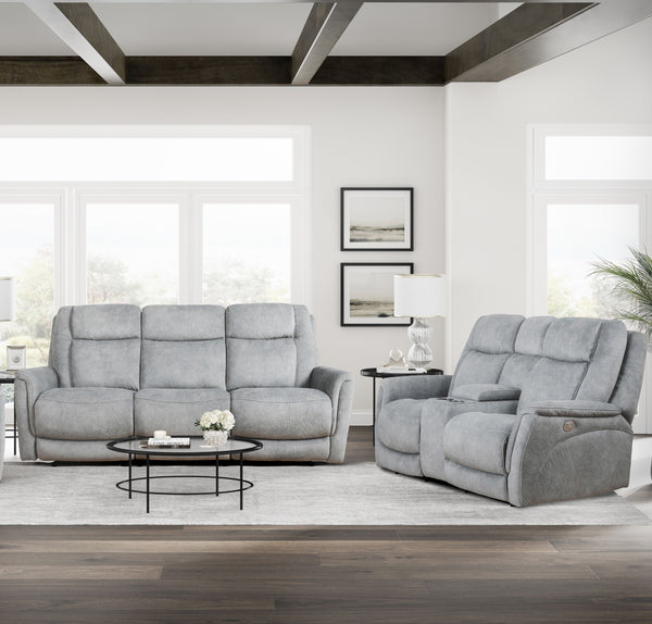 Comfort meets innovation in this inspired Power Reclining Collection. The perfect choice for creating a relaxing environment, this stylish collection features smooth motorized reclining motion and adjustable headrest at just the touch of a button. The zer