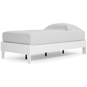 Piperton - White - Twin Platform Bed