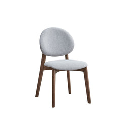 Discover the elegance of the Hadasa dining collection. With its sleek wooden table and matching chairs, this set exudes contemporary charm. The curved design of the table legs and the soft upholstery of the chairs offer both style and comfort. Perfect for