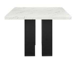  contemporary design. The eye-catching marble-like tabletop adds a touch of luxury