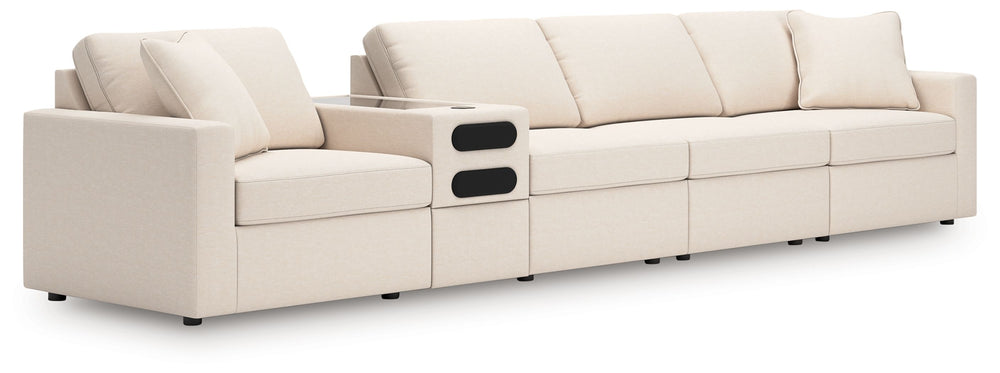 Looking cool and contemporary is great. But when it comes down to it, youâ€™re all about low-maintenance lounging. With the performance fabric on this sectional, cleaning spills is a breeze. Its customizable modular design caters to your ever-changing nee