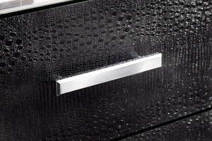 Kaydell - Black - King Upholstered Panel Bed with 2 Storage Drawers