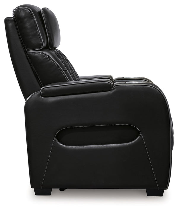 Boyington - Black - Power Recliner/ Adj Headrest