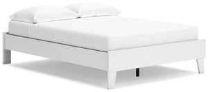 Bringing big style to small living areas, this full platform bed is a smart, space-saving choice for those with an eye for contemporary design. Its clean-lined profile and understated refinements create a simple silhouette that works in so many settings.<