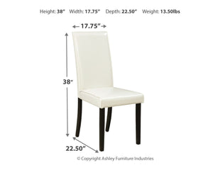 Kimonte - Ivory - Dining UPH Side Chair (Set of 2)
