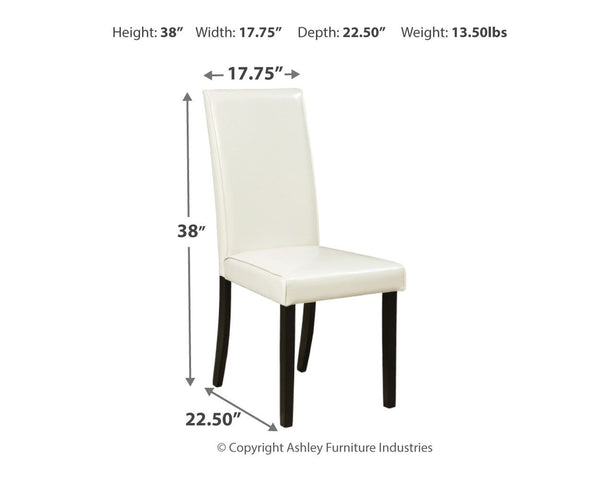 Kimonte - Ivory - Dining UPH Side Chair (Set of 2)