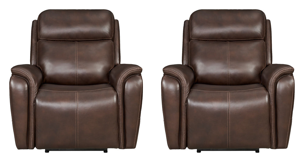 The Cascade Power Recliner features a supportive power headrest, glove soft leather with custom match, and smooth power reclining that allows you to relax with ease.<br/><br/><b>Product Features</b><ul><li>Power recline</li><li>Power headrest</li><li>Read