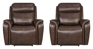 The Cascade Power Recliner features a supportive power headrest, glove soft leather with custom match, and smooth power reclining that allows you to relax with ease.<br/><br/><b>Product Features</b><ul><li>Power recline</li><li>Power headrest</li><li>Read