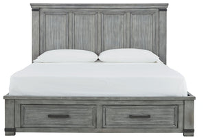Russelyn - Gray - Queen Storage Bed
